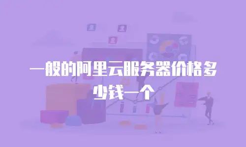 一般的阿里云服务器价格多少钱一个