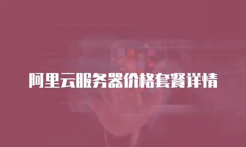 阿里云服务器价格套餐详情