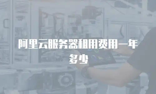 阿里云服务器租用费用一年多少