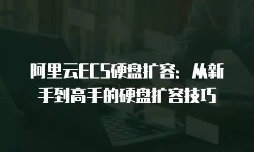 阿里云ECS硬盘扩容：从新手到高手的硬盘扩容技巧