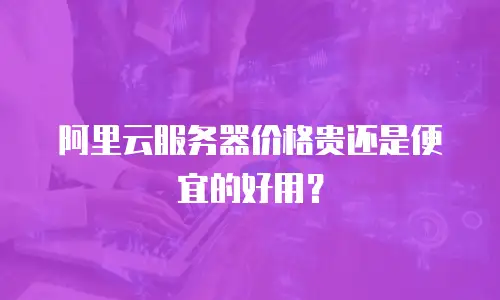 阿里云服务器价格贵还是便宜的好用？