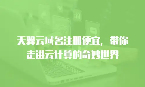 天翼云域名注册便宜，带你走进云计算的奇妙世界
