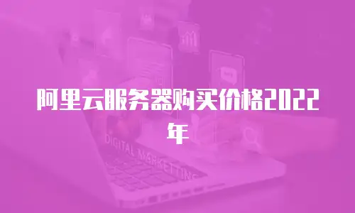 阿里云服务器购买价格2022年