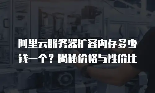 阿里云服务器扩容内存多少钱一个？揭秘价格与性价比
