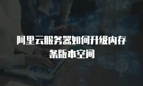 阿里云服务器如何升级内存条版本空间
