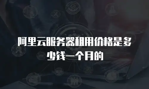 阿里云服务器租用价格是多少钱一个月的