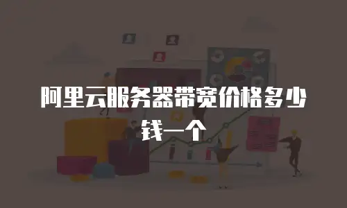 阿里云服务器带宽价格多少钱一个