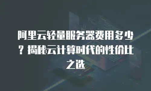 阿里云轻量服务器费用多少？揭秘云计算时代的性价比之选