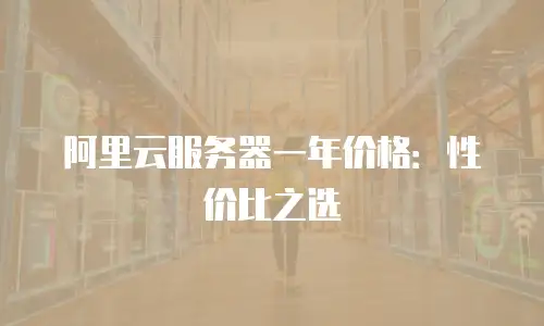 阿里云服务器一年价格：性价比之选