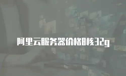 阿里云服务器价格8核32g