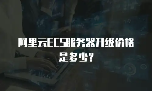 阿里云ECS服务器升级价格是多少？