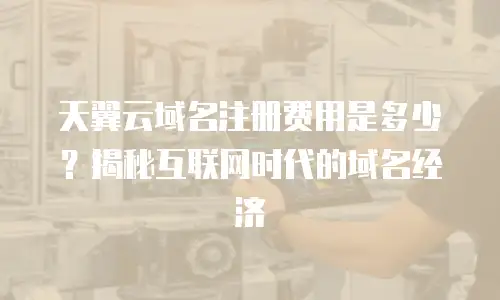 天翼云域名注册费用是多少？揭秘互联网时代的域名经济