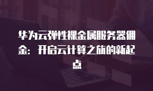 华为云弹性裸金属服务器佣金：开启云计算之旅的新起点