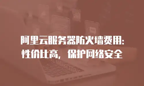 阿里云服务器防火墙费用：性价比高，保护网络安全