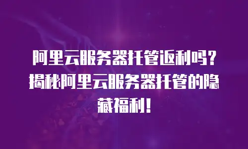 阿里云服务器托管返利吗？揭秘阿里云服务器托管的隐藏福利！