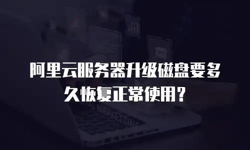 阿里云服务器升级磁盘要多久恢复正常使用？