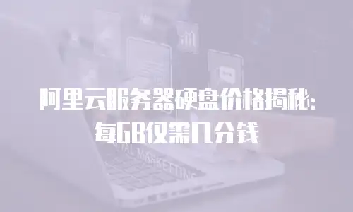 阿里云服务器硬盘价格揭秘：每GB仅需几分钱