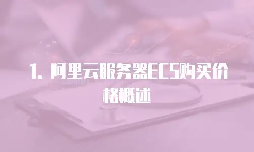 1. 阿里云服务器ECS购买价格概述