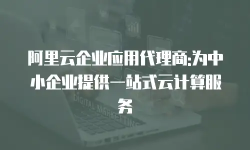 阿里云企业应用代理商:为中小企业提供一站式云计算服务
