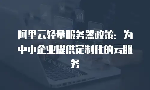 阿里云轻量服务器政策：为中小企业提供定制化的云服务