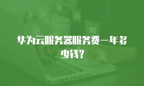 华为云服务器服务费一年多少钱？