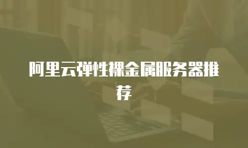 阿里云弹性裸金属服务器推荐