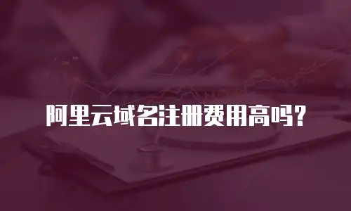 阿里云域名注册费用高吗？