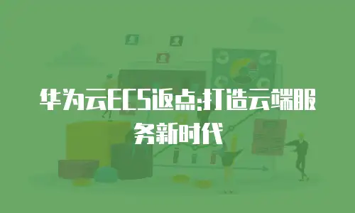 华为云ECS返点:打造云端服务新时代
