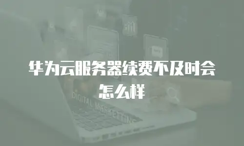 华为云服务器续费不及时会怎么样