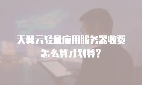 天翼云轻量应用服务器收费怎么算才划算？