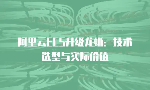 阿里云ECS升级龙蜥：技术选型与实际价值