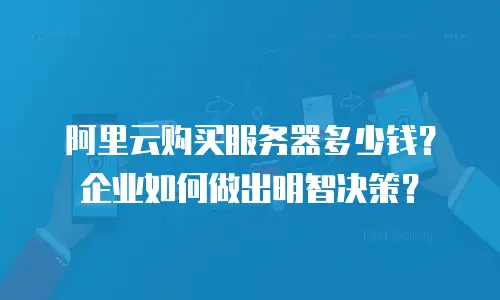 阿里云购买服务器多少钱？企业如何做出明智决策？