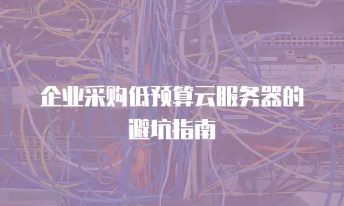 企业采购低预算云服务器的避坑指南