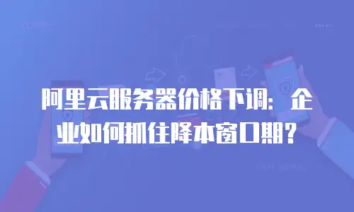 阿里云服务器价格下调：企业如何抓住降本窗口期？