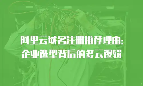 阿里云域名注册推荐理由：企业选型背后的多云逻辑