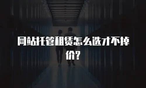 网站托管租赁怎么选才不掉价？