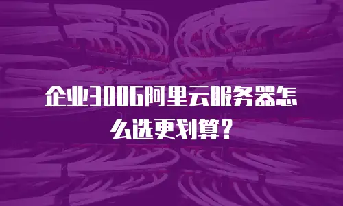 企业300G阿里云服务器怎么选更划算？