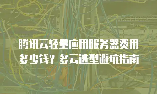 腾讯云轻量应用服务器费用多少钱？多云选型避坑指南