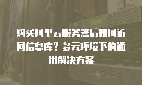 购买阿里云服务器后如何访问信息库？多云环境下的通用解决方案