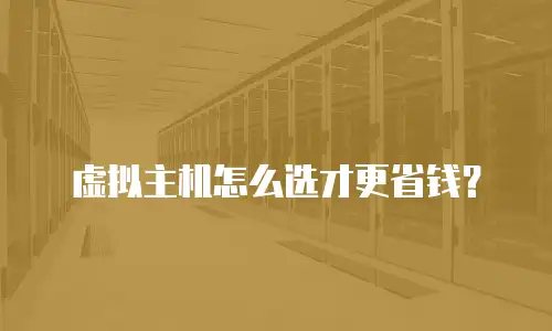 虚拟主机怎么选才更省钱？