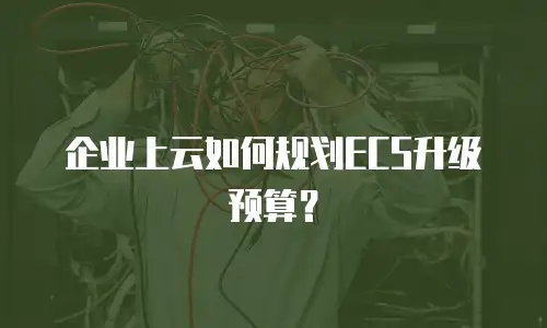 企业上云如何规划ECS升级预算？