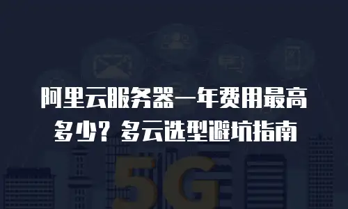 阿里云服务器一年费用最高多少？多云选型避坑指南