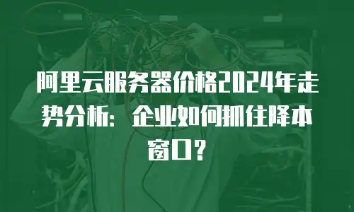 阿里云服务器价格2024年走势分析：企业如何抓住降本窗口？