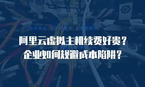 阿里云虚拟主机续费好贵？企业如何规避成本陷阱？