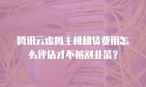 腾讯云虚拟主机租赁费用怎么评估才不被割韭菜？
