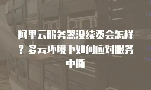 阿里云服务器没续费会怎样？多云环境下如何应对服务中断