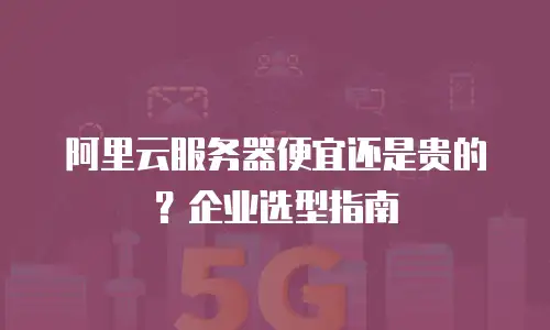 阿里云服务器便宜还是贵的？企业选型指南