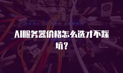 AI服务器价格怎么选才不踩坑？