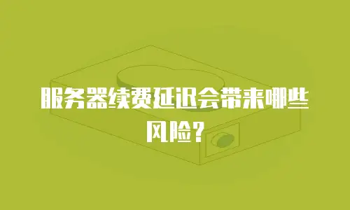服务器续费延迟会带来哪些风险？
