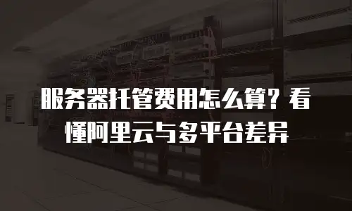 服务器托管费用怎么算？看懂阿里云与多平台差异